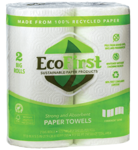 EcoFirst Recycled Paper Towel