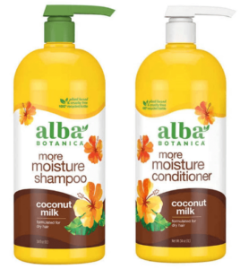 Alba Botanica More Moisture Coconut Milk Shampoo and Conditioner
